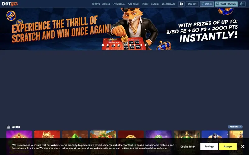 Portada de BetGol (betgol.pe)