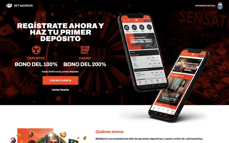 Portada de BetWarrior (betwarrior.pe)