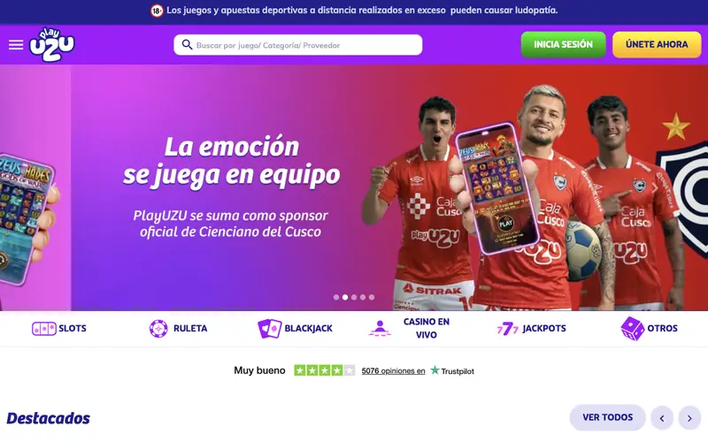 Portada de PlayUZU (playuzu.pe)